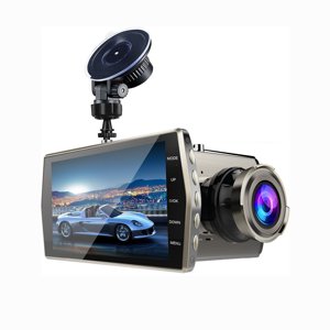 Kieccall 4-Inch Dash Cam HD 1080P - 170° Grand angle avec vision nocturne, détection de mouvement, capteur G & Surveillance du stationnement pour la sécurité routière