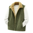thumbnail image 2 of Lenago Jackets Size M-5XL,Men's Lightweight Jackets Full Zip Up Light Coat Laydown Collar Jacket Outdoor Fishing Jacket with Zip Pockets Sleeveless Stand-up Collar Top Waistcoat, 2 of 9