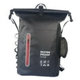 thumbnail image 3 of Mochila de senderismo de gran capacidad, elegante, con correas ajustables, práctica bolsa de viaje para deportes al libre y desplazamientos. Negro, 3 of 8