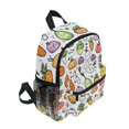 thumbnail image 2 of FORMRS Kids School Backpack with Front Zippered Pocket 12" Student Travel Daypack, Cute Vegetables, 2 of 6