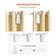 thumbnail image 2 of KFFKFF Automatic Curtain Opener, 2 Pack, Smart Control via App and Remote, Hub Included, Electric Curtain System Compatible with Alexa and Google Home, Scheduled Operation, 2 of 9