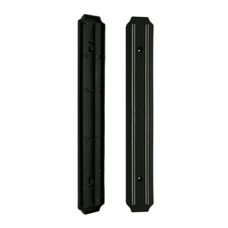 

1-Piece 19.5 inches Magnetic Knife Bar Knife Storage Rack Rubber Knife Strips Wall Mounted Magnetic Kitchen Utensil Holder Black
