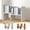 White, variant on CQCYD under $5 Desktop Shelf Organizer, Adjustable Wood Desktop Bookshelf, Table Top Shelves, Desk Book Organizer for Office Supplies and Home Décor