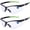 Reading 2.5 - Clear Lens, variant on ProtectX Bifocal Reading Safety Glasses 2.5 Diopter, Eye Protection Glasses for Men, ANSI Z87.1 Impact Resistant Anti-Fog Wrap-Around Lenses, Protective Eyewear for Work, Indoor/Outdoor Use