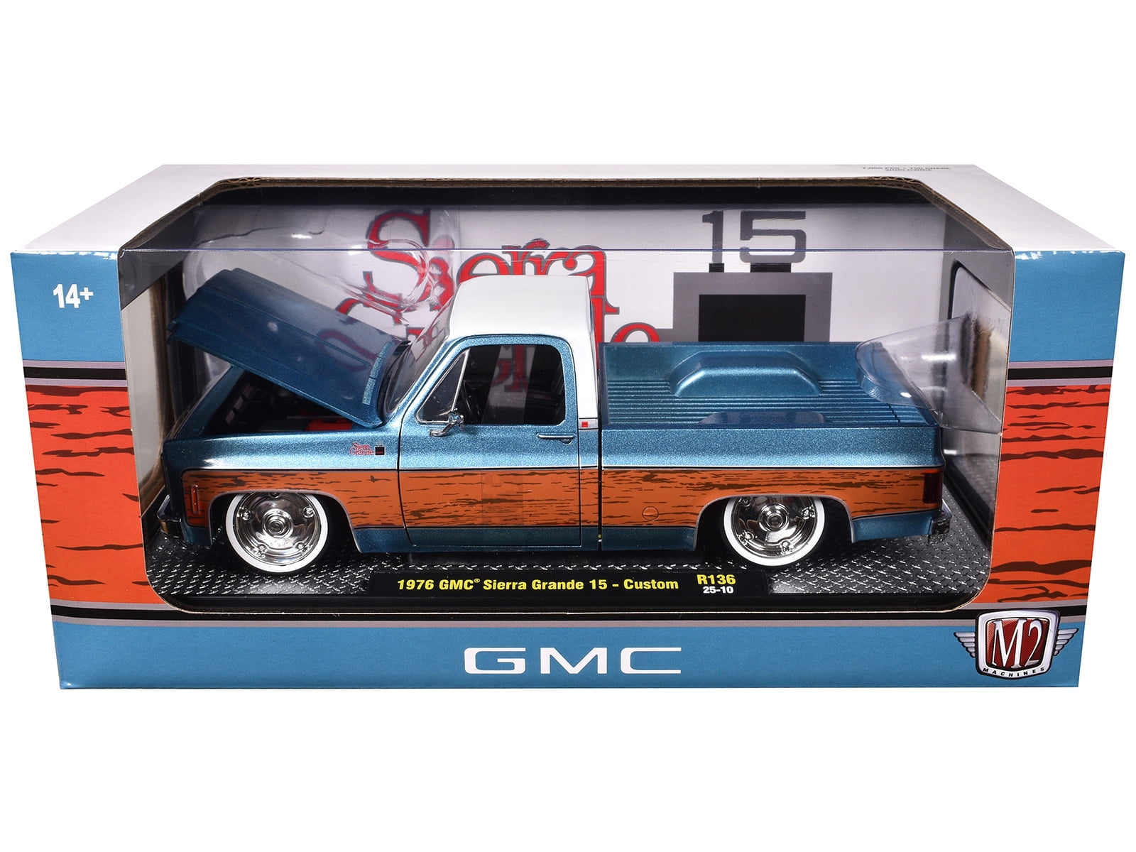 M2 ウォルマート限定　1976 GMC シエラ・グランデ 15 M2マシーン ウォルマート限定 1976 GMC シエラ・グランデ 15 1976 GMC
