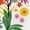 White-3, variant on Women's Black Daisy Line Art Print T-Shirt Casual Short Sleeve Tees for Boho Floral Lover Tops S-5XL
