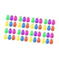 thumbnail image 4 of Huevos de Pascua rellenables, bolsas de regalo, rellenos, adornos decorativos coloridos sin relleno para 48 paquete, 4 of 9