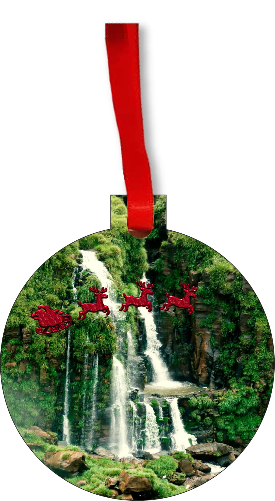 Argentina Brazil Christmas Tree Ornament Christmas DÃ©cor Santa Sleigh