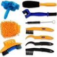 thumbnail image 1 of Kit de limpieza para bicicletas, 10 piezas con cepillo y limpiador de cadena para limpiar la suciedad de la cadena, la biela, el neumático y el piñón (10), 1 of 1