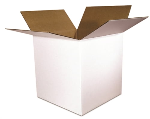 Photo 1 of 25 Shipping Moving Boxes 8 x 8 x 6 White