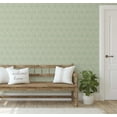 thumbnail image 5 of S4Sassy Peel and Stick Wall Covering, Floral Vine Print Removable Walls Wrap - Green Instant Wall Makeover Mural for Bathroom, Laundry Room, Closet Interior - Self-Adhesive Wallpaper Vinyl - 25"x60", 5 of 9