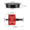 thumbnail image 2 of 20-Pack Cable Grommet Desk, Cable Pass-Through, 60mm Plastic with 1 X Hole Saw, Black Cable Outlet Round, 2 of 7