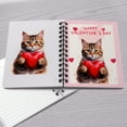 thumbnail image 4 of Happy Valentine's Day American Shorthair Brings Love Heart Spiral Bound Journal Cat Lover Kitten Owner Gifts 5x7in Spiral Notebook - 02028, 4 of 5