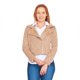 thumbnail image 1 of Chamarra Biker Mujer Cocoa Moda Casual Formal cafe M Incógnita 330819, 1 of 5