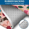 thumbnail image 4 of Dogs with Pioneer Flower Bathroom Rugs Sets 3 Piece,Toilet Cover Set,Absorbent Non Slip Bathroom Mats Sets with U-Shaped Contour Rug Toilet Rug Set, 4 of 5