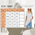 thumbnail image 4 of SHIBEVER Women T-Shirts Summer Tops Short Sleeve Square Collar Tunic Tops Solid Color loose Shirts Knitted Top Blouses White XXL, 4 of 4