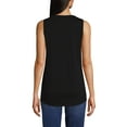 thumbnail image 2 of Lands' End Women's Petite Supima Cotton Tunic Tank Top, 2 of 3