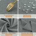 thumbnail image 3 of Inosoo Linen-like Table Runner, 13x120 Inch Polyester Fabric Table Scarf Waterproof Stain-Resistant Machine Washable, for Dining Party Holiday Home Décor,Dark Gray, 3 of 9