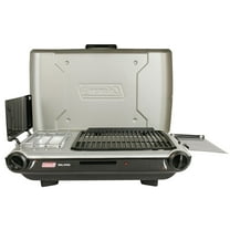 Coleman Deluxe Tabletop Propane 2-in-1 Grill/Stove, 2-Burner