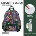 thumbnail image 4 of Country Rustic Floral School Backpack with Adjustable Straps, 4 of 6