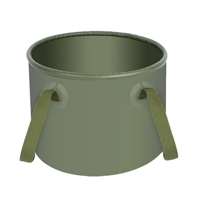 Advancent Cubo de agua plegable, contenedor de almacenamiento de pesca portátil de plástico, accesorio de lavabo para limpieza, , Camping, Pescar