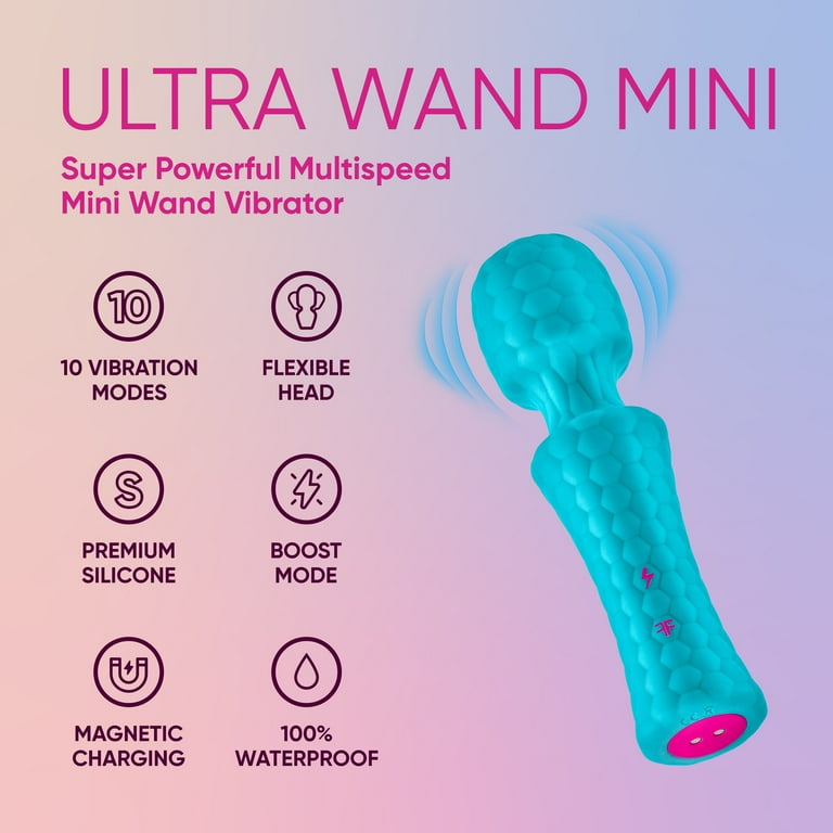 pink vibrations elizabeth arden Magic Wand Mini Wand Massager - Vibrators