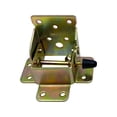 thumbnail image 2 of Fiudx Bisagra Plegable, Cerradura Metal Resistente, Unión de Pata de Mesa Autoblocante, Pieza de Esquina Dorada de Fácil Instalación, Estante de Banco de Trabajo de Mesa Plegable, Proyectos de Mueble, 2 of 7
