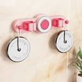 thumbnail image 6 of Gecau Broom Holder Wall Mount Mop Holder Wall Mount Broom Hanger Wall Hooks Refrigerator Adhesive Hooks Spring Cleaning Organization Closet Hooks for Keys Dorm Essentials Easter 1PC, 6 of 9