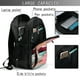thumbnail image 4 of Balery Cool Cat Pink Sunglasses Mochila con carga USB para hombre y mujer - Mochila impermeable y antirrobo para laptop con puerto USB para viajes, trabajo, 4 of 7