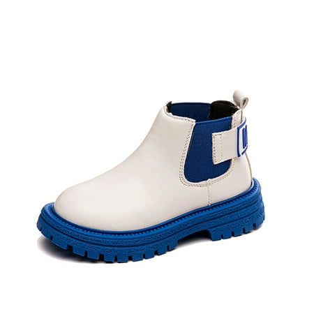 

Boys Girls Waterproof Ankle Boots Kids Winter Outdoor Fashion Flat Combat Boots(Toddler/Little Kid/Big Kid)