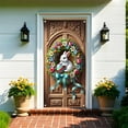 thumbnail image 1 of Clearance Sale - Happy Easter Door Cover Easter Bunny Door Banner Decorations Spring Easter Cross Door Cover Easter Egg Rabbit Door Cover Hanging Easter Banner for Front Door Easter Hanging Decor, 1 of 6
