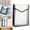 BK2, variant on waterproof folder for documents,plastic expanding file folder,travel document folder, File Folder Organizer Holder, Large Capacity,Fit Letter/A4 Size(Black),A
