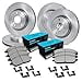 thumbnail image 3 of R1 Concepts Front and Rear Brakes and Rotors| Hardware Included| Front and Rear Ceramic Brake Pads and Rotors Kit| Fits 2011-2014 Lexus CT200h; 2010-2015 Toyota Prius, 3 of 4