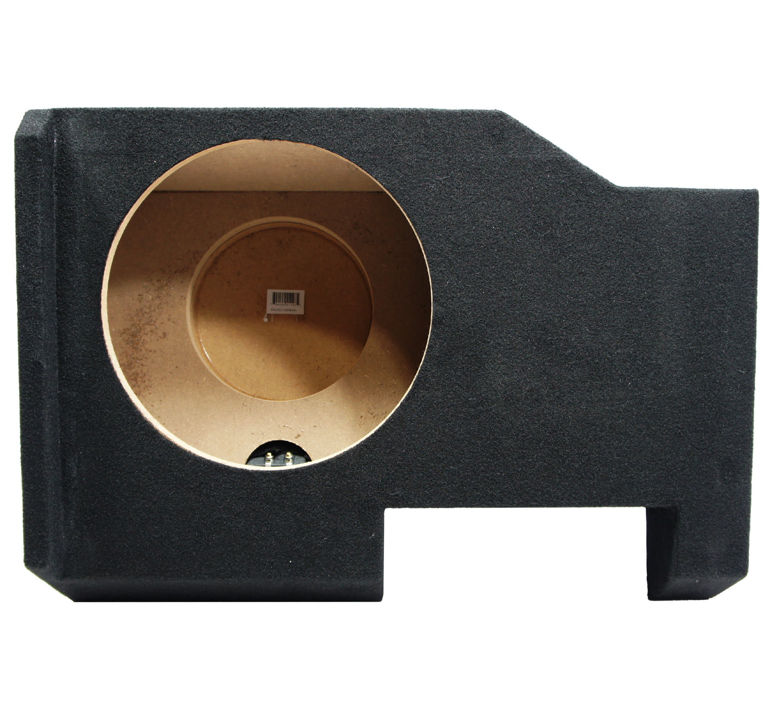 Compatible with 2014 UP GMC Sierra Double Cab Truck Single 12 Sub Box Subwoofer Enclosure 