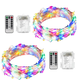 thumbnail image 1 of Dinheiro Paquete de 2 luces navideñas con control remoto a batería, cadena de luces de 16 pies, 50 LED para decoración de jardín y patio, 1 of 5