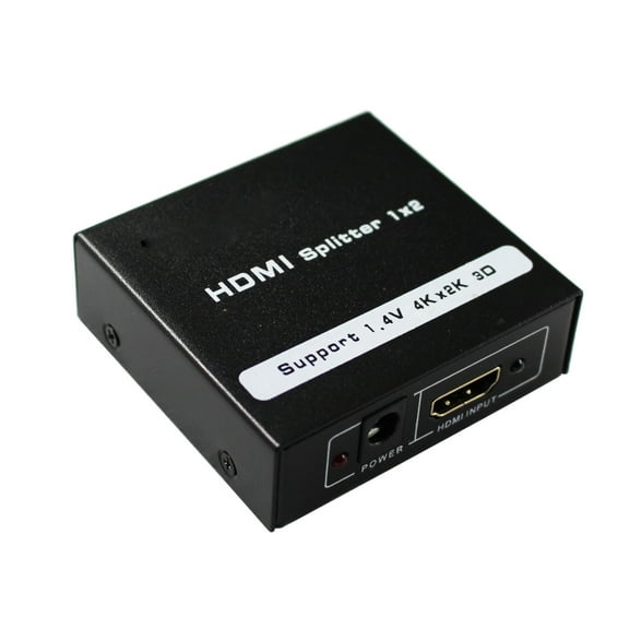 KIPLINK 4K HDMI Splitter 1x2, 1 Input 2 Output, Supports 3D & 1080p