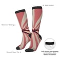 thumbnail image 4 of Fotbe Retro Bow Calcetas Divertidas Estampadas para Hombre y Mujer, Calcetas de Algodón hasta la Rodilla para Caminar, Correr, Enfermería y Embarazo, 4 of 6