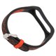 thumbnail image 4 of Correa de repuesto para pulsera inteligente Mi Band 7, de silicona suave, con protección completa y ajuste de tamaño, color negro y rojo., 4 of 14