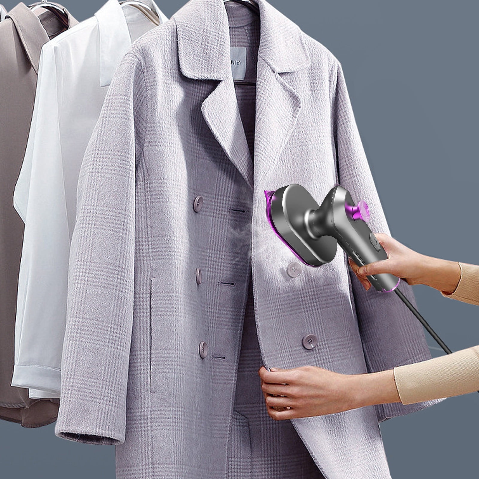 Home Saving! Jubipavy Powerful Handheld Clothing Portable Travel Steam Iron For Clothes Garment Wrinkles Remover For Clothing