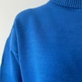 thumbnail image 6 of ShomPort Women's Fall Winter Turtleneck Sweaters Casual Solid Color Long Sleeve Pullover Jumper, 6 of 6