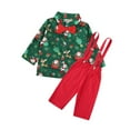 thumbnail image 1 of Conjunto de traje para niño, conjunto navideño, camisa, juego de rol con pajarita, disfraz navideño Clip de manga larga, 1 of 9