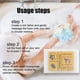 thumbnail image 5 of Bálsamo de sebo Pastilla de jabón artesanal | Limpiador facial y corporal natural sin perfume para pieles sensibles | Jabón de baño hidratante Oil Control para hombres y mujeres | 100g | Hidratación, 5 of 7