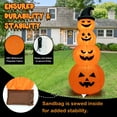 thumbnail image 6 of Costway 8FT Halloween Inflatable Stacked Pumpkins Blow-up Holiday Decoration w/ LED Lights, 6 of 10