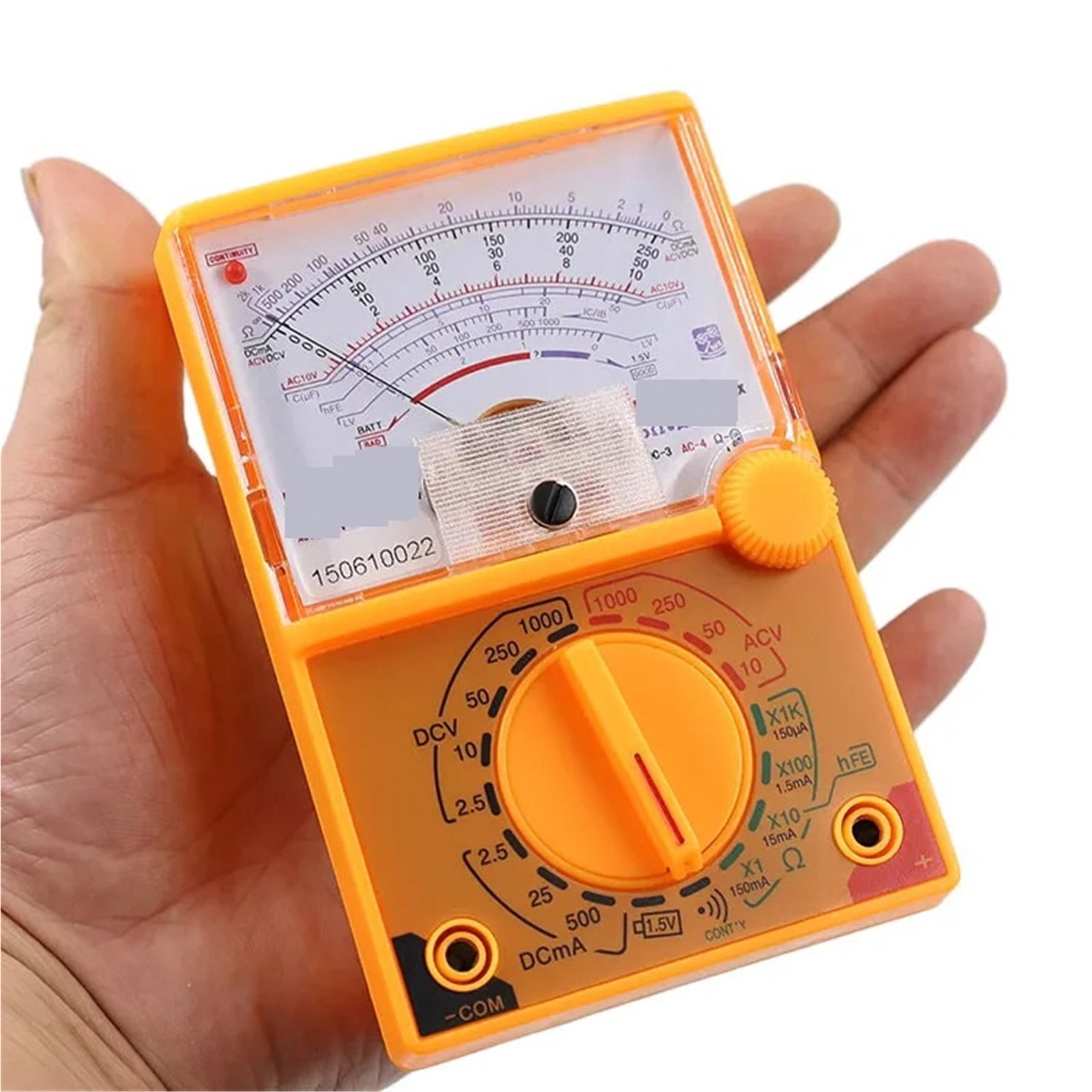 Pointer Meter DC/AC 1000V Voltmeter 500mA Ammeter 1K Resistance Meter Analog Multimeter Electrician Tools ,Battery Test
