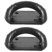 Supvox 2pcs Matte Black Cabinet Handles Self Adhesive Peel and Stick Drawer Pulls for Kitchen Closet