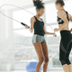 thumbnail image 5 of Paquete de 2 cuerdas de saltar ajustables para entrenamiento, cuerda de saltar para fitness, cuerda de saltar de velocidad para ejercicio, 5 of 5