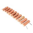 thumbnail image 1 of Small Pet Ladder Toy, Corncob Arch Bridge Ladder Toy Decorative Relieve Boredom Safe  for Parrots for Guinea Pigs for Rabbits, 1 of 7