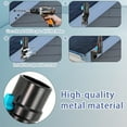 thumbnail image 3 of Satellite Pole Mount, Stainless Steel Strong Load Bearing Short Wall Mount with Accurate Adapter for Rectangular Antenna Equipment, 3 of 7