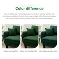 thumbnail image 6 of Boucle Fabric 2-seater Loveseat Sofa Couch  Distinctive Shell-shaped Armrests,Cylindrical Legs Wrapped with Self-fabric,Green Color, 6 of 10