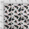 thumbnail image 1 of oneOone Cotton Poplin White Fabric Geometric & Rose Floral Sewing Material Print Fabric By The Yard 56 Inch Wide, 1 of 1